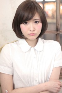 甘可愛いボブ